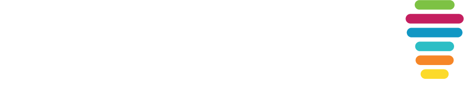 Creative Hut logo featuring colorful stacked elements and modern typography, symbolizing creativity and innovation.