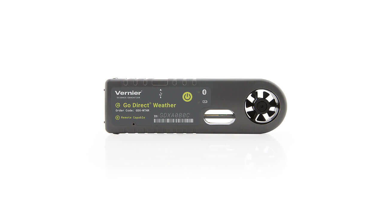 Go Direct Weather sensor by Vernier for monitoring environmental factors easily and efficiently.