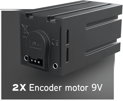 Add On STEM Coding Ultimate: Competition - 2X Encoder motor 9V for Robotics TXT 4.0 Base Set.