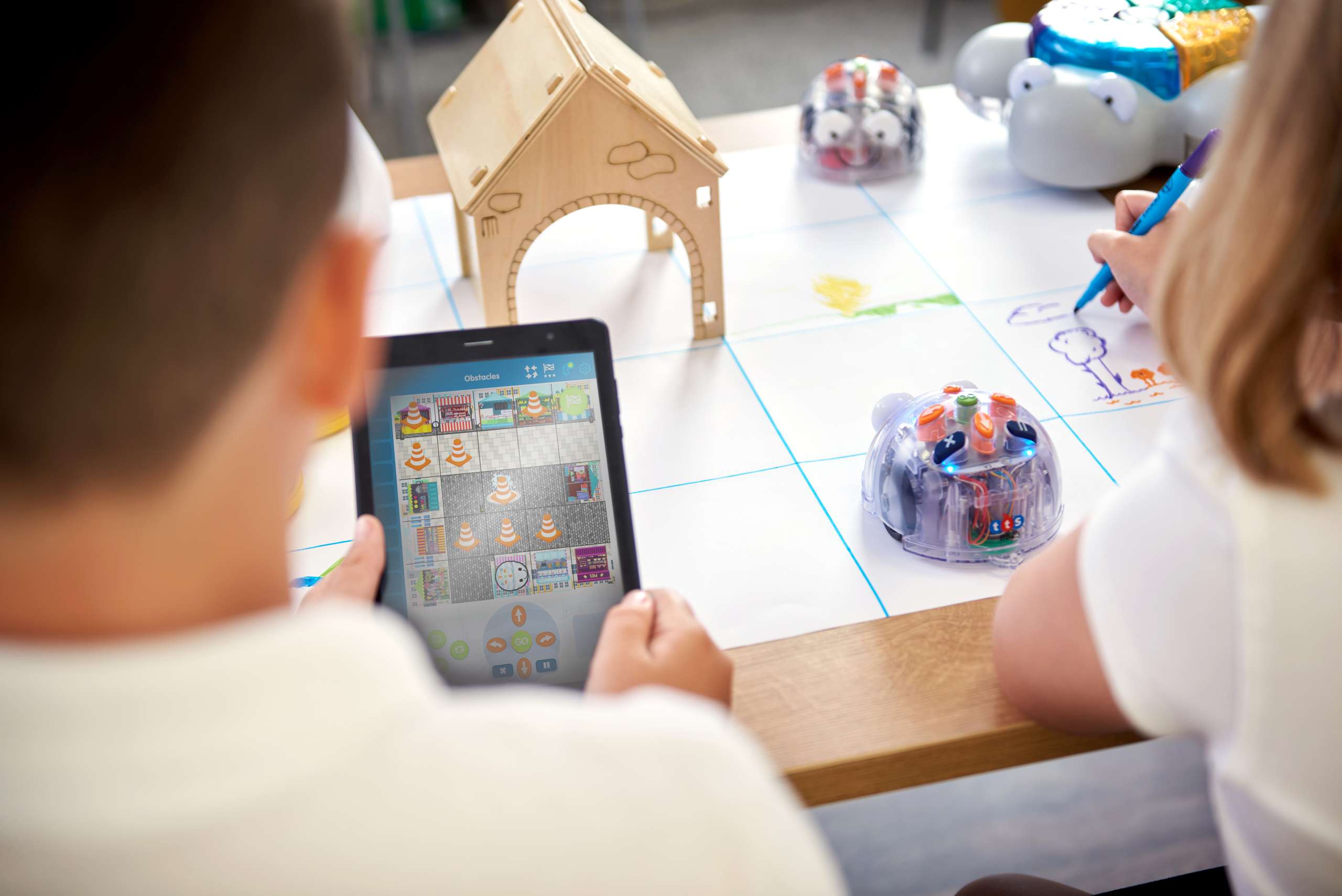 TTS Blue-Bot© Programmable Floor Robot - Set of 6