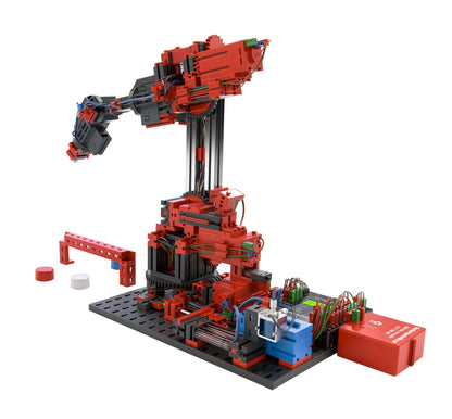 Add On STEM Coding Ultimate: Industrial Robots, a detailed assembly of a six-axle robot model.