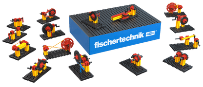 CLASS SET Gears educational kit demonstrating various gear types for primary school learning.