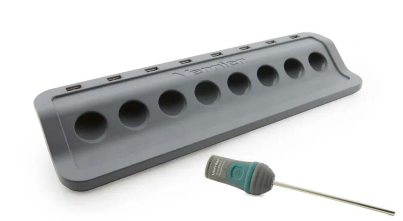 Go Direct Temperature Probe Teacher Pack includes probe and holder for real-time temperature measurement in experiments.