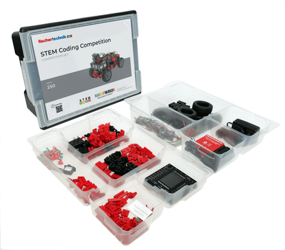 STEM Coding Competition - Future Engineers, competition kit featuring various components for engineering challenges.