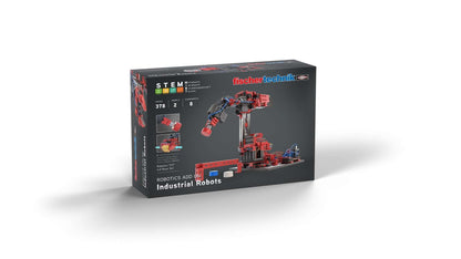 Add On STEM Coding Ultimate: Industrial Robots packaging featuring realistic robot models for educational programming.