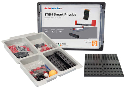 STEM Smart Physics construction kit with pieces for data analysis, ideal for secondary school learning.