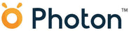 Photon logo featuring a stylized orange circle and modern typography, representing innovative technology solutions.